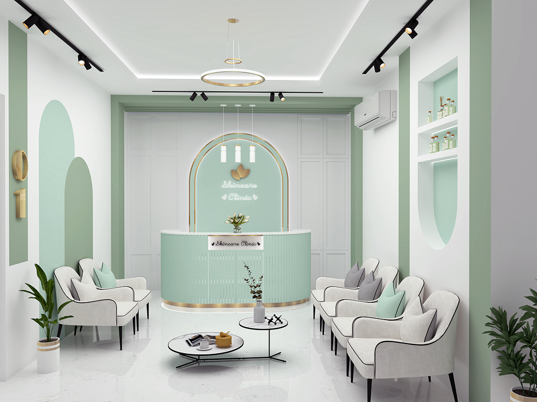 مشروع تصميم داخلي لعيادة تجميل في بابلسر مشروع تصميم داخلي لعيادة تجميل في بابلسر