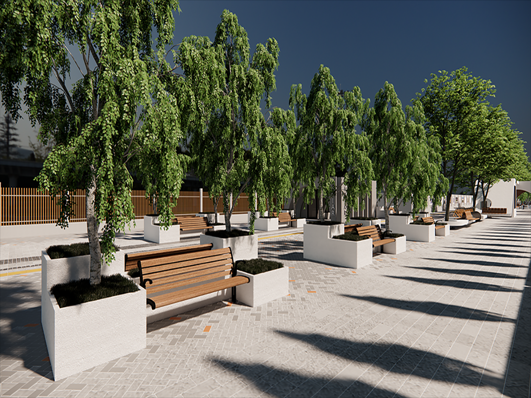 طراحی پیادهراه فلسطین - بابلسر طراحی پیادهراه فلسطین - بابلسر