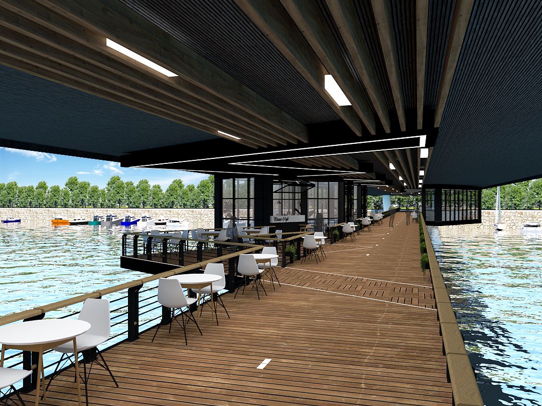 Designing The Fourth Bridge Cafe - Babolsar Designing The Fourth Bridge Cafe - Babolsar