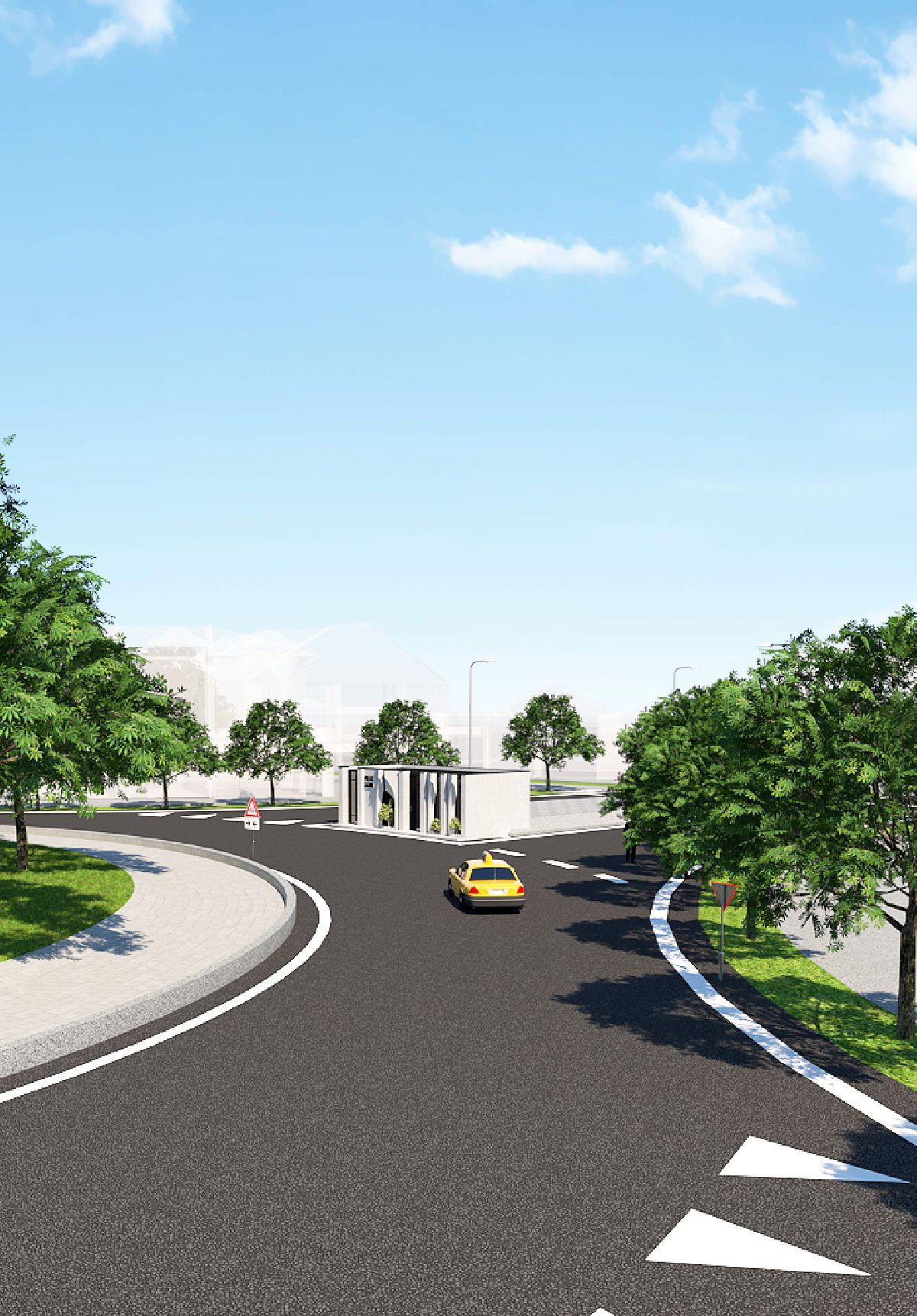 تصميم عنصر الميدان ومركز الشرطة تصميم عنصر الميدان ومركز الشرطة