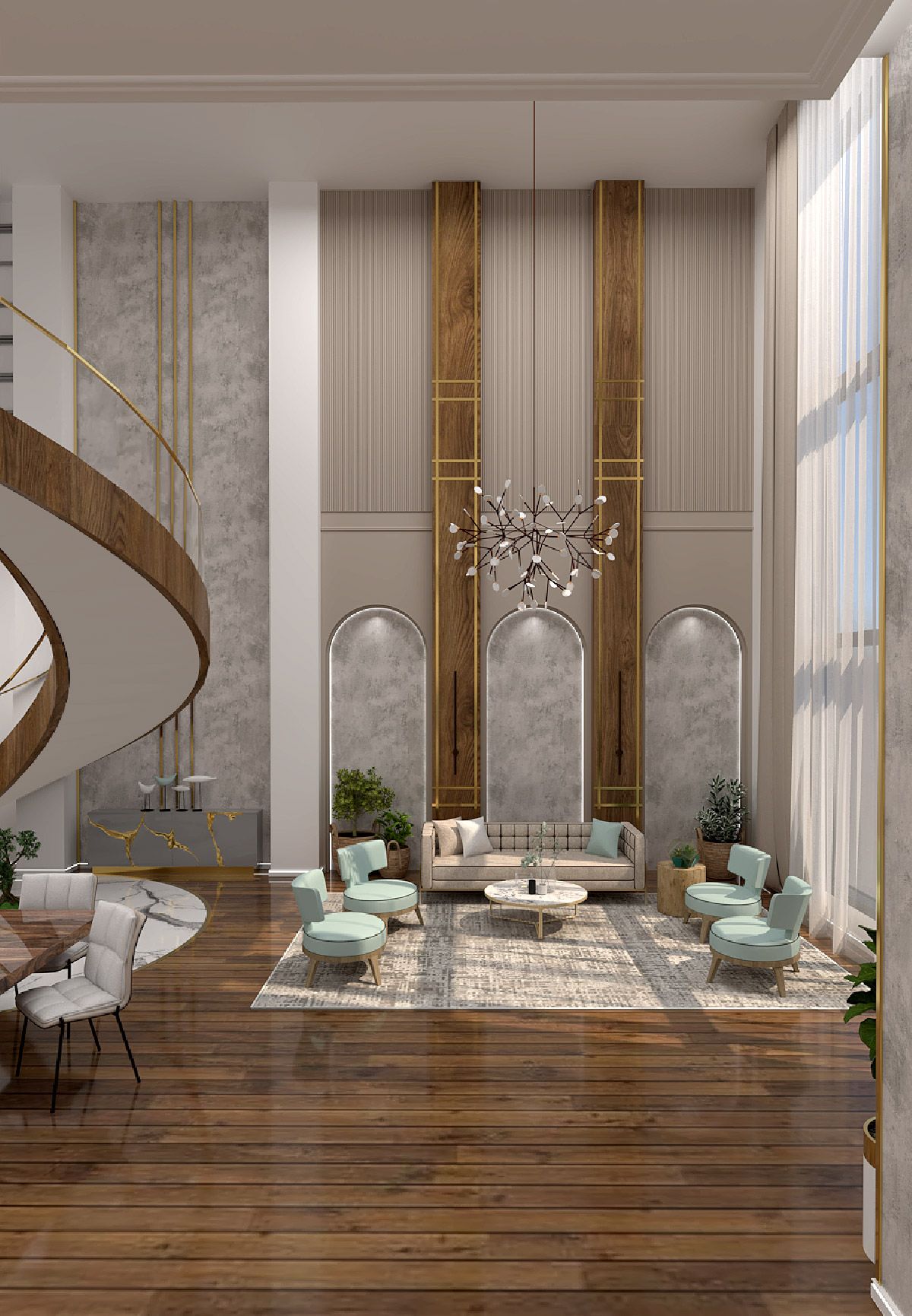 التصميم الداخلي للفيلا التصميم الداخلي للفيلا