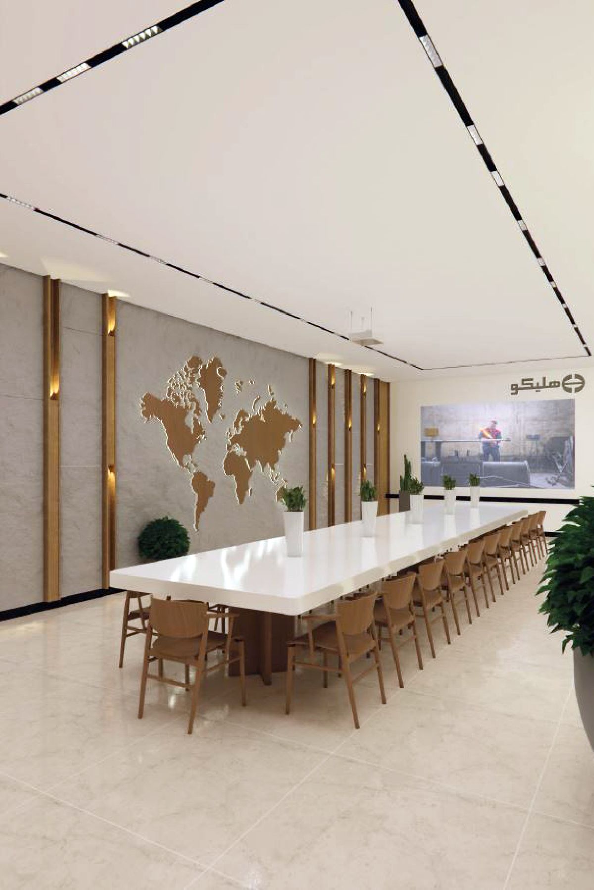 سالن غذاخوری کارخانه هلیکو سالن غذاخوری کارخانه هلیکو